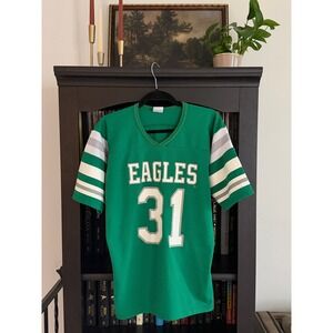Rawlings Vintage Philadelphia Eagles NFL Jersey Size M Green #31 Montgomery Rare